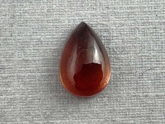 9x6 Oregon Sunstones Pear Cabochon | Beautiful Schiller! | 1.69 carats | OSC294 - Oregon Sunstone - GemEnthusiast