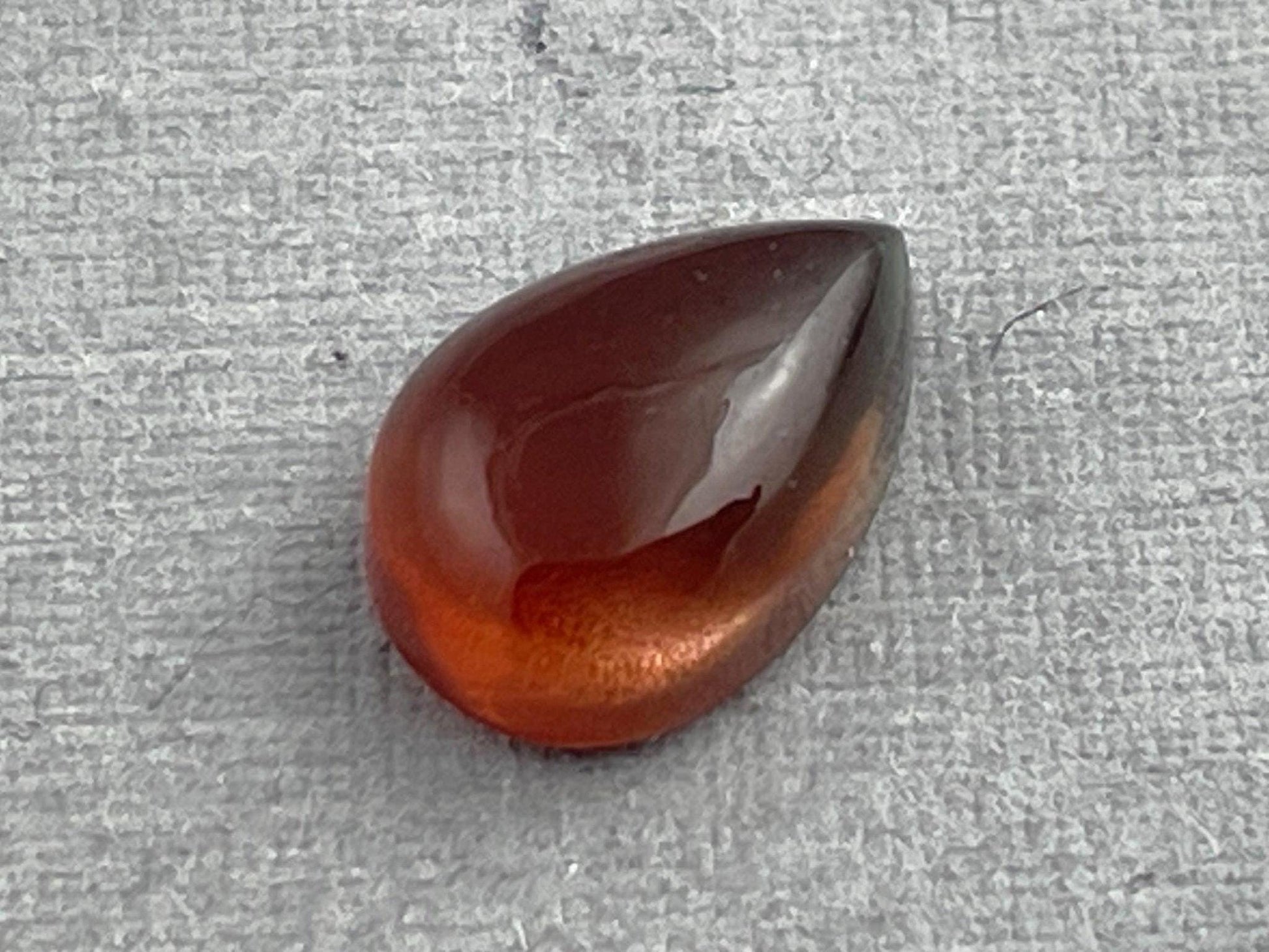 9x6 Oregon Sunstones Pear Cabochon | Beautiful Schiller! | 1.69 carats | OSC294 - Oregon Sunstone - GemEnthusiast