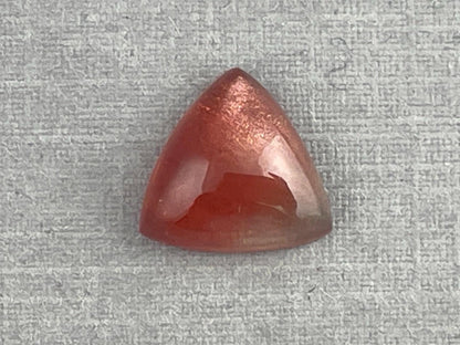 10mm Oregon Sunstone | Triangle Cabochon | Natural American Gemstone | 2.9 carats | OSC300 - Oregon Sunstone - GemEnthusiast