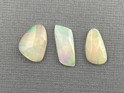 Ethiopian Opals with Fire | Rose Cut Natural Loose Gemstone Lot | 3.13 carats | OP462 - Ethiopian Opals - GemEnthusiast