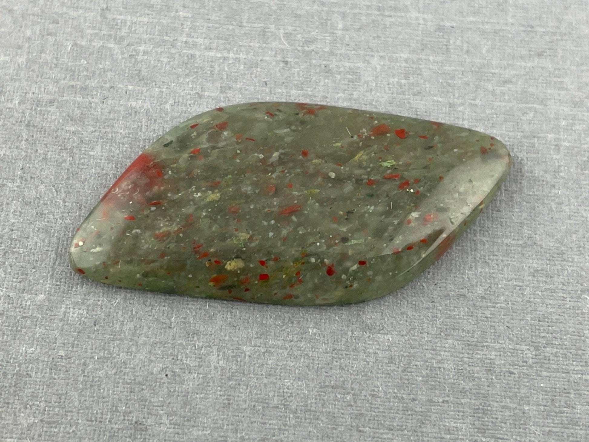 Cherry Orchard Agate | 37x18 mm | Large Natural Loose Cabochon Gemstone | AG252 - - GemEnthusiast