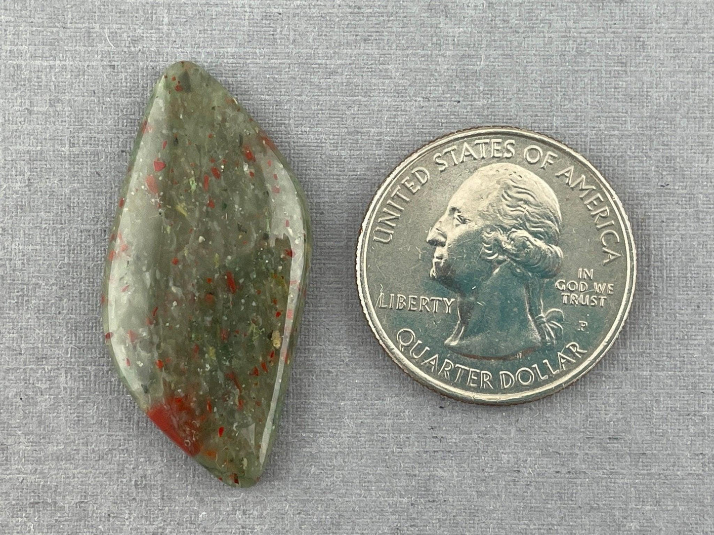 Cherry Orchard Agate | 37x18 mm | Large Natural Loose Cabochon Gemstone | AG252 - - GemEnthusiast