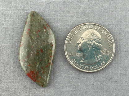 Cherry Orchard Agate | 37x18 mm | Large Natural Loose Cabochon Gemstone | AG252 - - GemEnthusiast