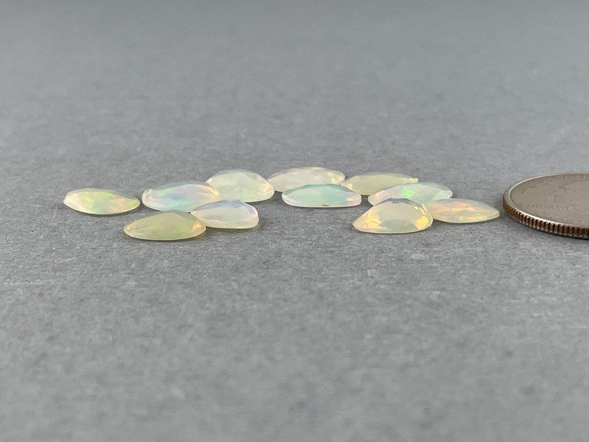 Ethiopian Opals with Fire | Rose Cut Natural Loose Gemstone Lot | OP440 - - GemEnthusiast