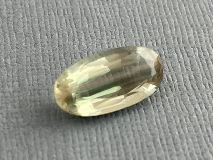 14x7 Green Oregon Sunstone Oval Faceted Gemstone | 3.47 carats | OSF156 - - GemEnthusiast
