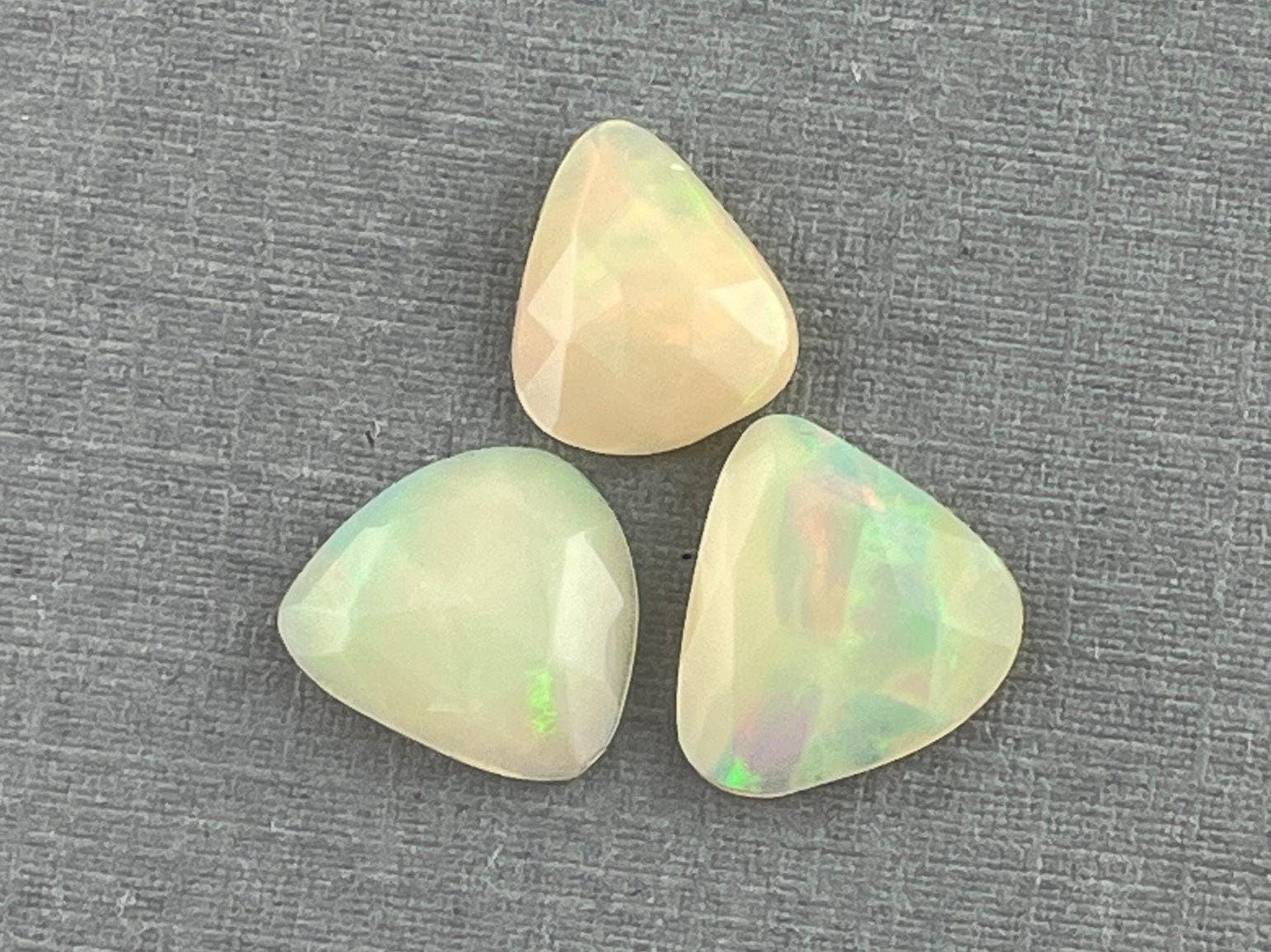 Ethiopian Opals with Fire | Rose Cut Natural Loose Gemstone Lot | 3.31 carats | OP422 - - GemEnthusiast