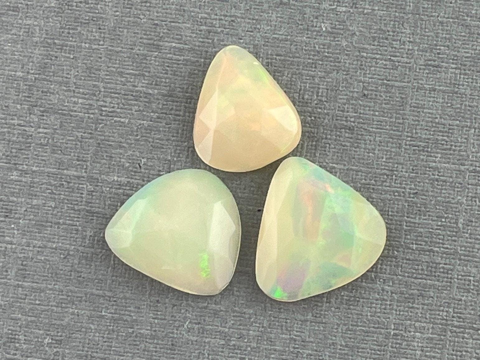 Ethiopian Opals with Fire | Rose Cut Natural Loose Gemstone Lot | 3.31 carats | OP422 - - GemEnthusiast