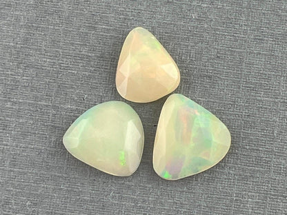 Ethiopian Opals with Fire | Rose Cut Natural Loose Gemstone Lot | 3.31 carats | OP422 - - GemEnthusiast