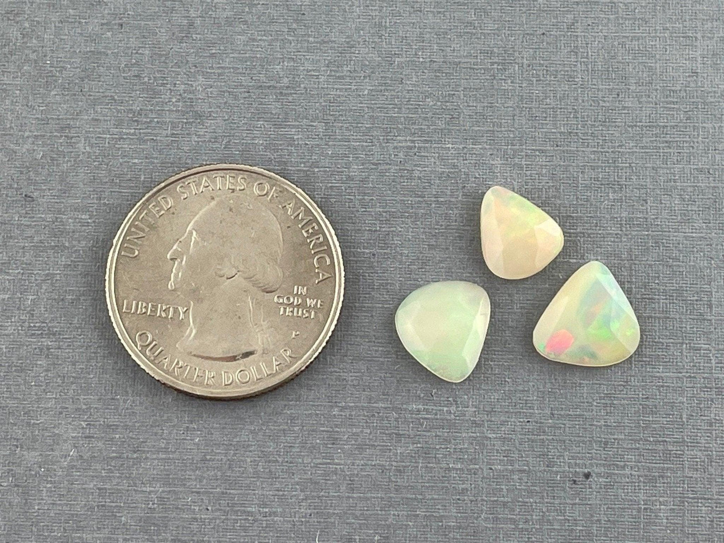 Ethiopian Opals with Fire | Rose Cut Natural Loose Gemstone Lot | 3.31 carats | OP422 - - GemEnthusiast
