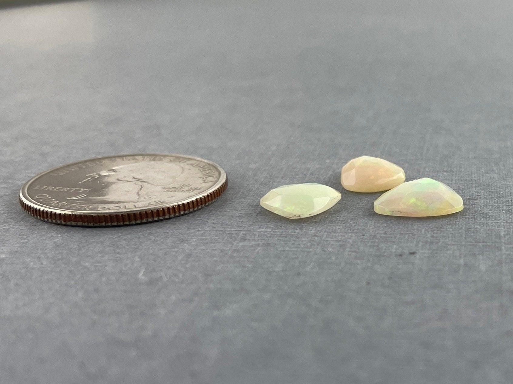 Ethiopian Opals with Fire | Rose Cut Natural Loose Gemstone Lot | 3.31 carats | OP422 - - GemEnthusiast