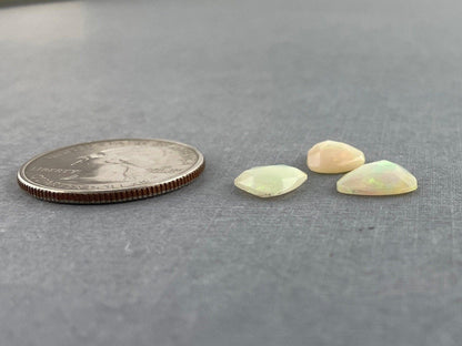 Ethiopian Opals with Fire | Rose Cut Natural Loose Gemstone Lot | 3.31 carats | OP422 - - GemEnthusiast