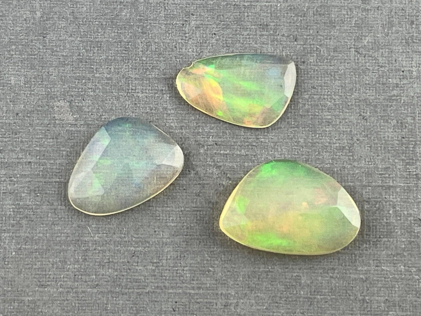 Ethiopian Opals with Fire | Rose Cut Natural Loose Gemstone Lot | 4.12 carats | OP482 - Ethiopian Opal - GemEnthusiast