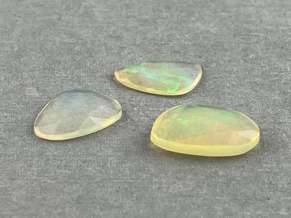 Ethiopian Opals with Fire | Rose Cut Natural Loose Gemstone Lot | 4.12 carats | OP482 - Ethiopian Opal - GemEnthusiast