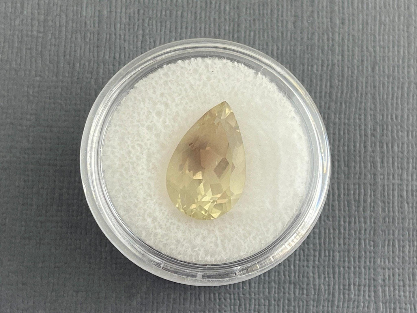 LARGE 15x10mm Oregon Sunstone Pear Gemstone | 5.8 carats | OSF189 - - GemEnthusiast
