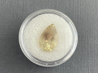 LARGE 15x10mm Oregon Sunstone Pear Gemstone | 5.8 carats | OSF189 - - GemEnthusiast