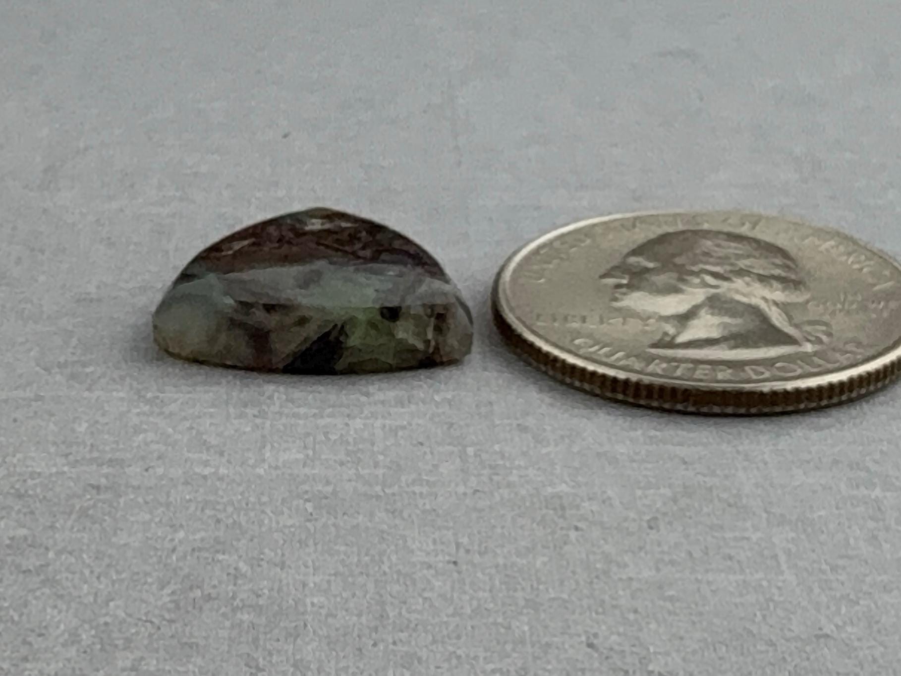 Chrysocolla Agate | Natural Loose Cabochon from Brazil | Z217 - Chrysocolla, Agate - GemEnthusiast