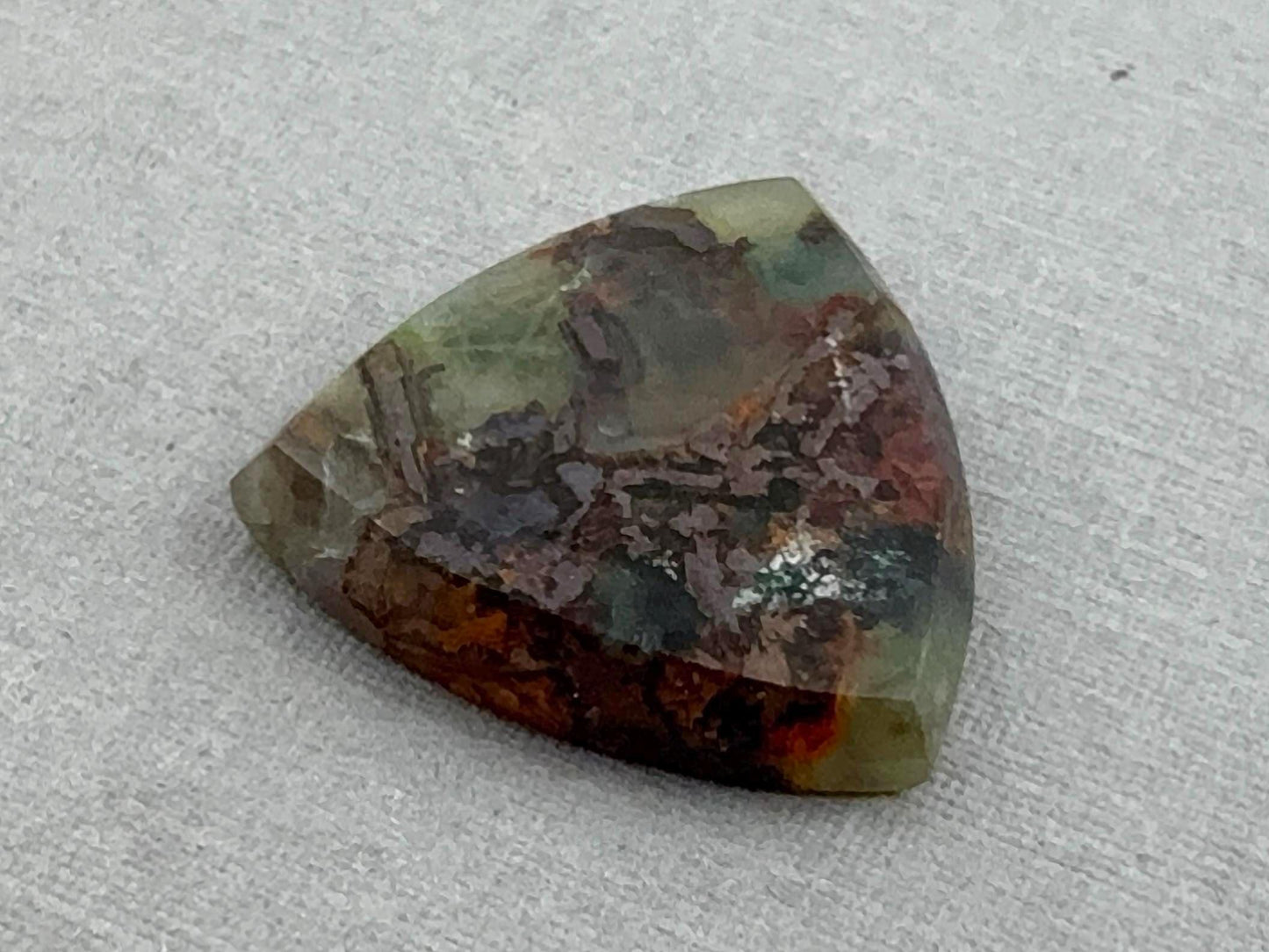 Chrysocolla Agate | Natural Loose Cabochon from Brazil | Z217 - Chrysocolla, Agate - GemEnthusiast