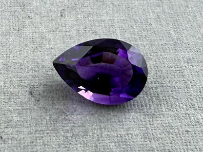 Arizona Amethyst Pear Pair | 9x6 | Purple Gemstone Ethically Sourced | AZ203 - Arizona Amethyst - GemEnthusiast