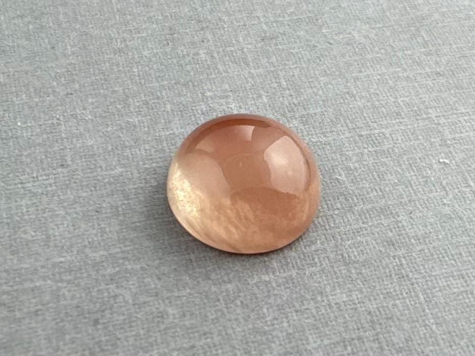 11mm Oregon Sunstone Round Cabochon | 5.19 carats | OSC315 - Oregon Sunstone - GemEnthusiast