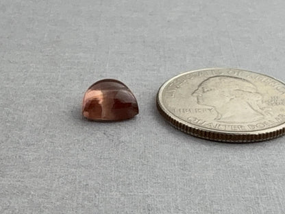 9mm Oregon Sunstone | Triangle Cabochon | Natural American Gemstone | OSC265 - Oregon Sunstone - GemEnthusiast