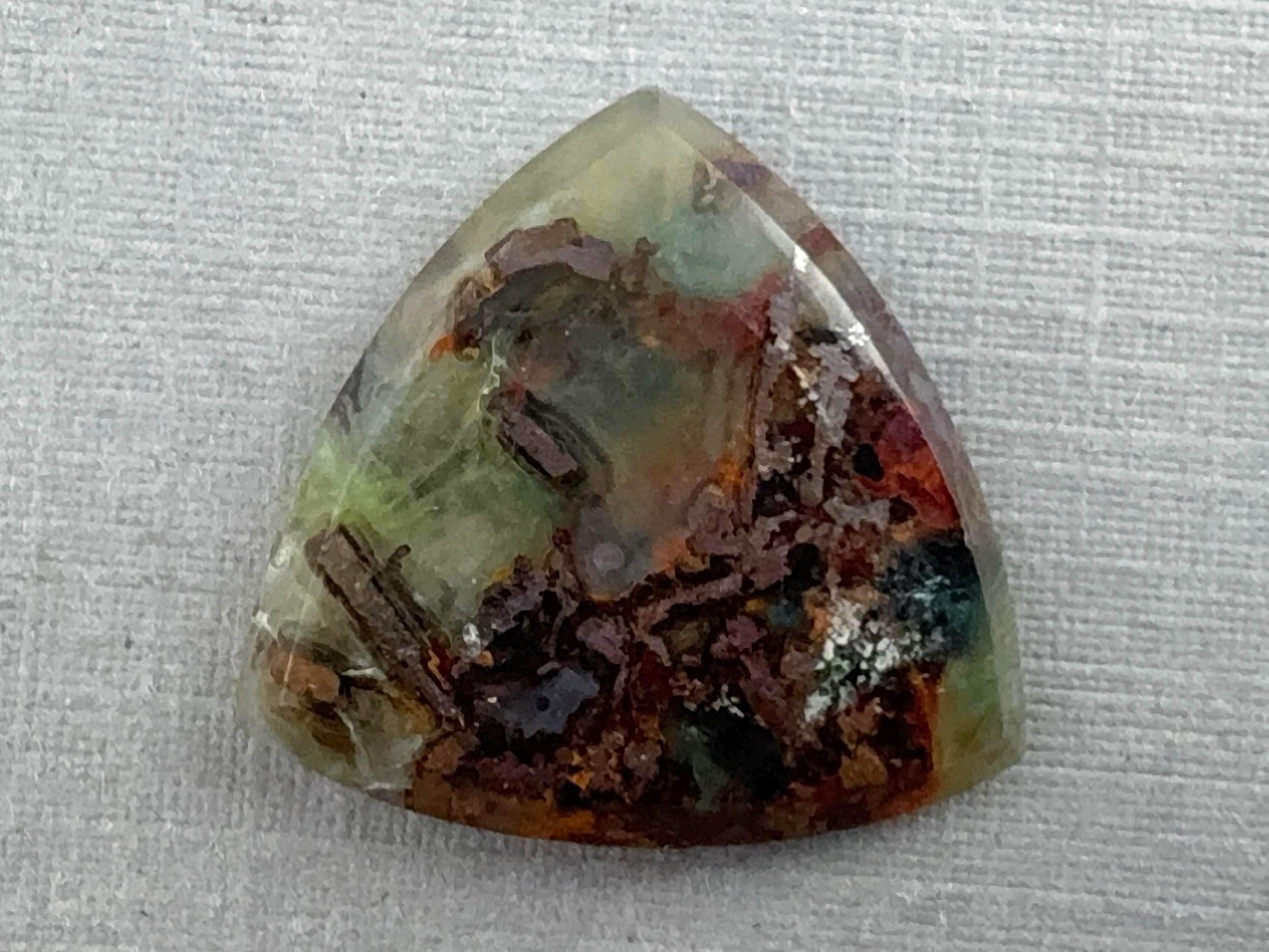 Chrysocolla Agate | Natural Loose Cabochon from Brazil | Z217 - Chrysocolla, Agate - GemEnthusiast