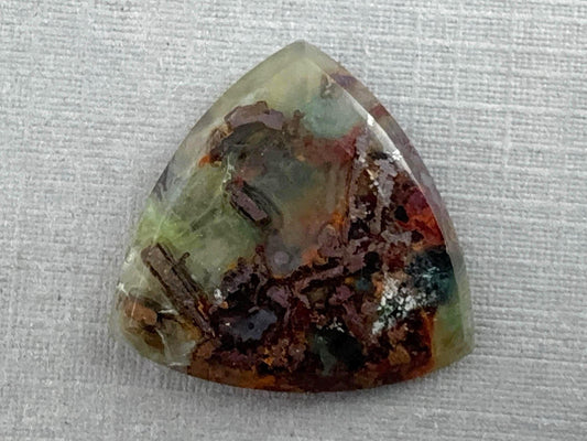 Chrysocolla Agate | Natural Loose Cabochon from Brazil | Z217 - Chrysocolla, Agate - GemEnthusiast