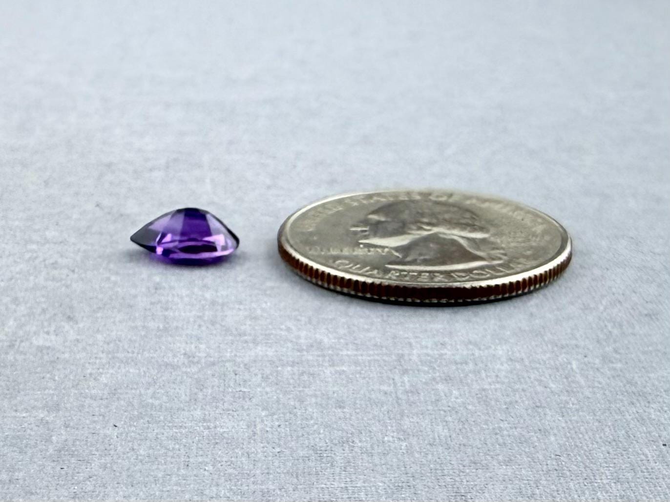 Arizona Amethyst Pear Pair | 9x6 | Purple Gemstone Ethically Sourced | AZ203 - Arizona Amethyst - GemEnthusiast