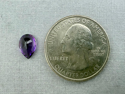 Arizona Amethyst Pear Pair | 9x6 | Purple Gemstone Ethically Sourced | AZ203 - Arizona Amethyst - GemEnthusiast
