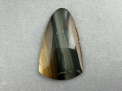 Large Blue Mountain Jasper Cabochon | Oregon Gemstone | Mined in the USA | JS320 - Blue Mountain Jasper, Oregon Gemstone - GemEnthusiast
