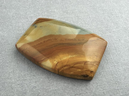 Owyhee Picture Jasper Cabochon | Oregon Idaho Gemstone | Mined in the USA | JS309 - Owyhee Jasper, Picture Jasper - GemEnthusiast