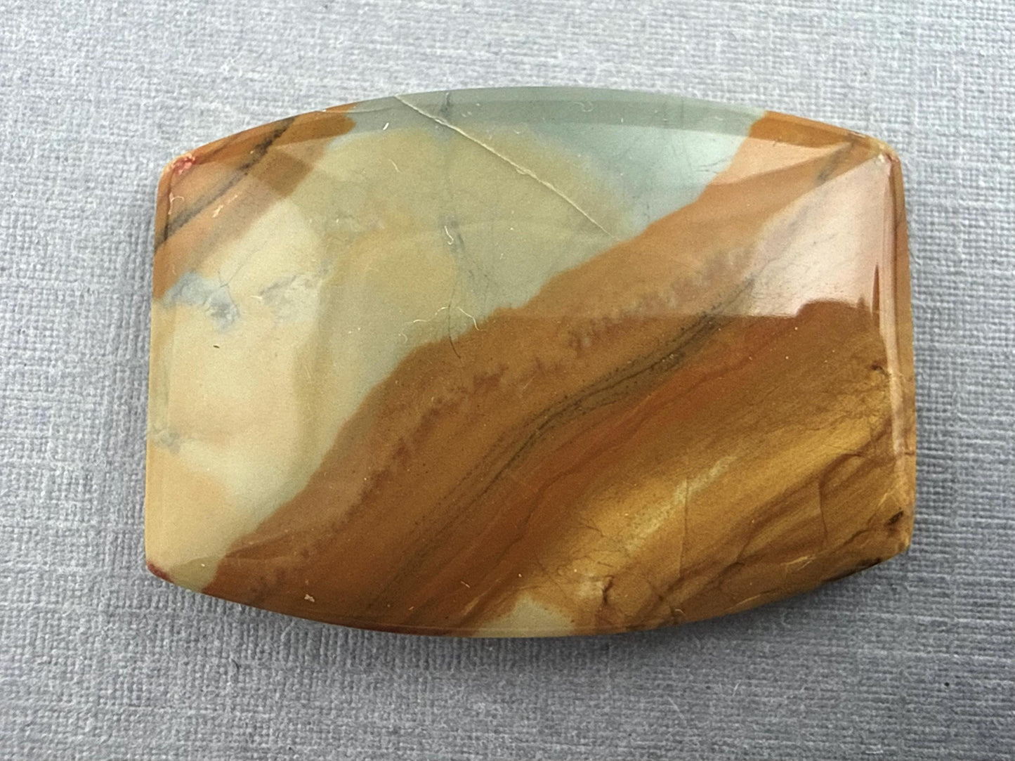 Owyhee Picture Jasper Cabochon | Oregon Idaho Gemstone | Mined in the USA | JS309 - Owyhee Jasper, Picture Jasper - GemEnthusiast