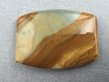 Owyhee Picture Jasper Cabochon | Oregon Idaho Gemstone | Mined in the USA | JS309 - Owyhee Jasper, Picture Jasper - GemEnthusiast