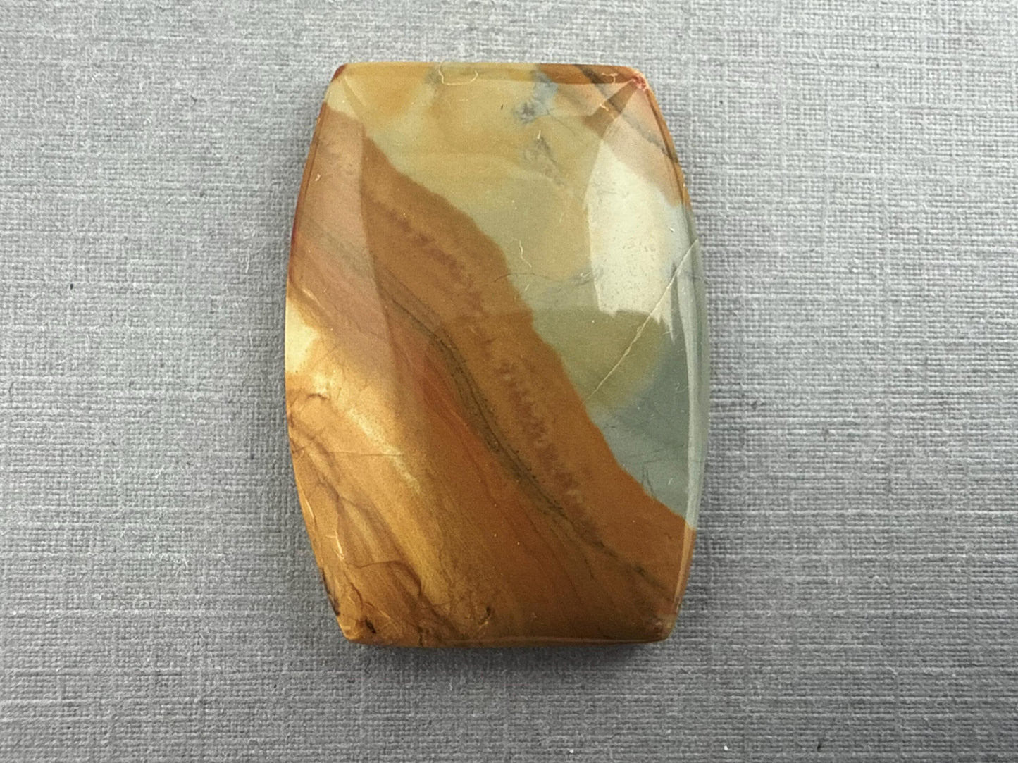 Owyhee Picture Jasper Cabochon | Oregon Idaho Gemstone | Mined in the USA | JS309 - Owyhee Jasper, Picture Jasper - GemEnthusiast