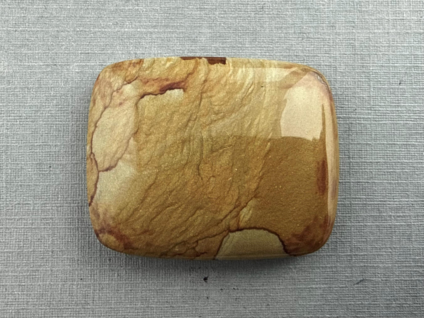 Owyhee Picture Jasper Cabochon | Oregon Idaho Gemstone | Mined in the USA | JS308 - Owyhee Jasper, Picture Jasper - GemEnthusiast