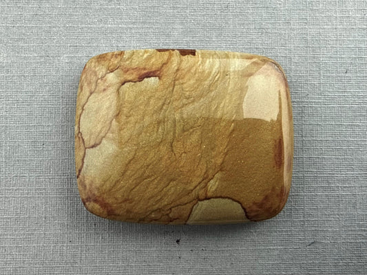 Owyhee Picture Jasper Cabochon | Oregon Idaho Gemstone | Mined in the USA | JS308 - Owyhee Jasper, Picture Jasper - GemEnthusiast