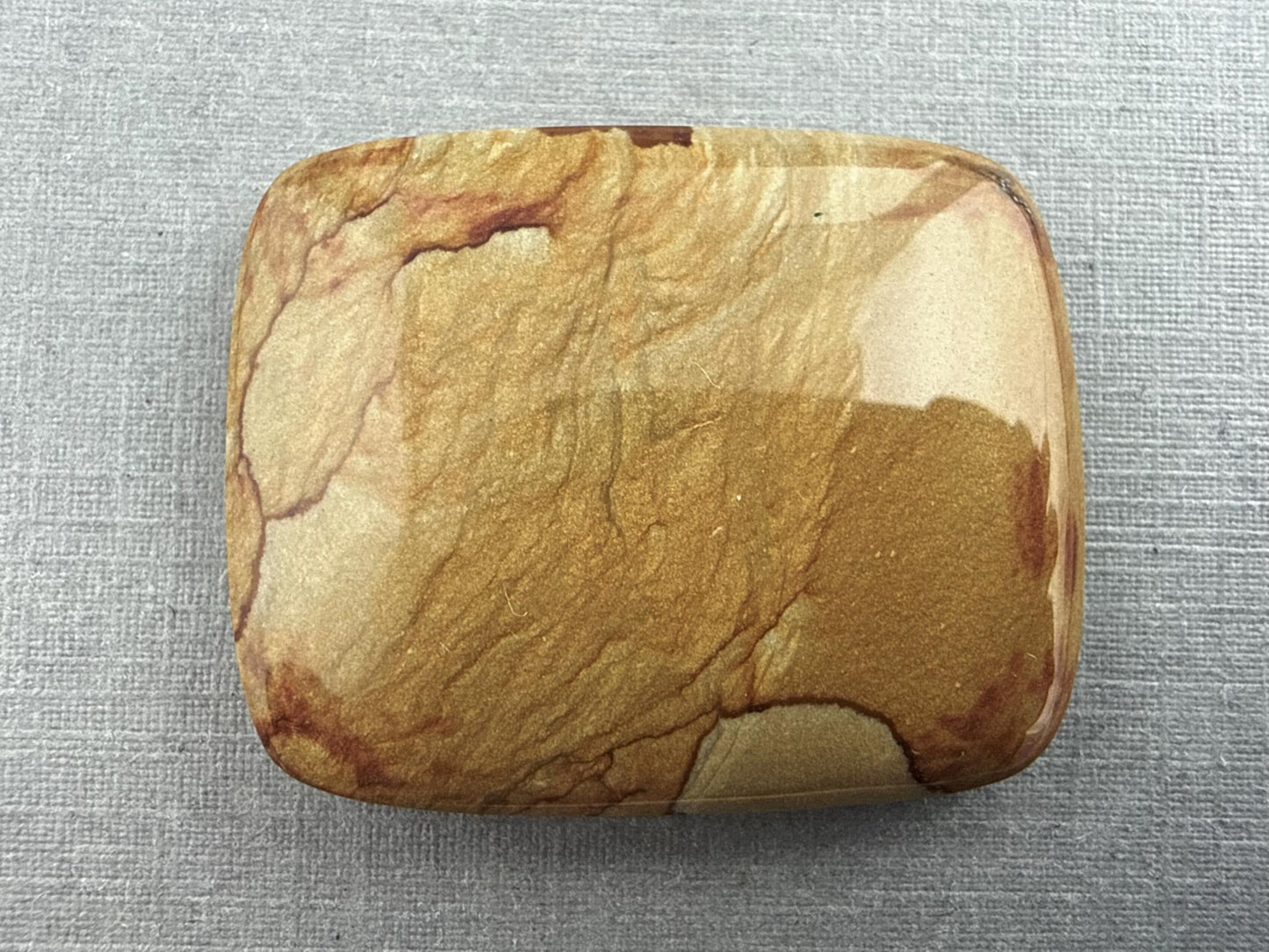 Owyhee Picture Jasper Cabochon | Oregon Idaho Gemstone | Mined in the USA | JS308 - Owyhee Jasper, Picture Jasper - GemEnthusiast