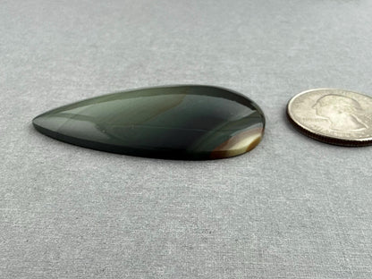 Large Blue Mountain Jasper Cabochon | Oregon Gemstone | Mined in the USA | JS325 - Blue Mountain Jasper, Oregon Gemstone - GemEnthusiast