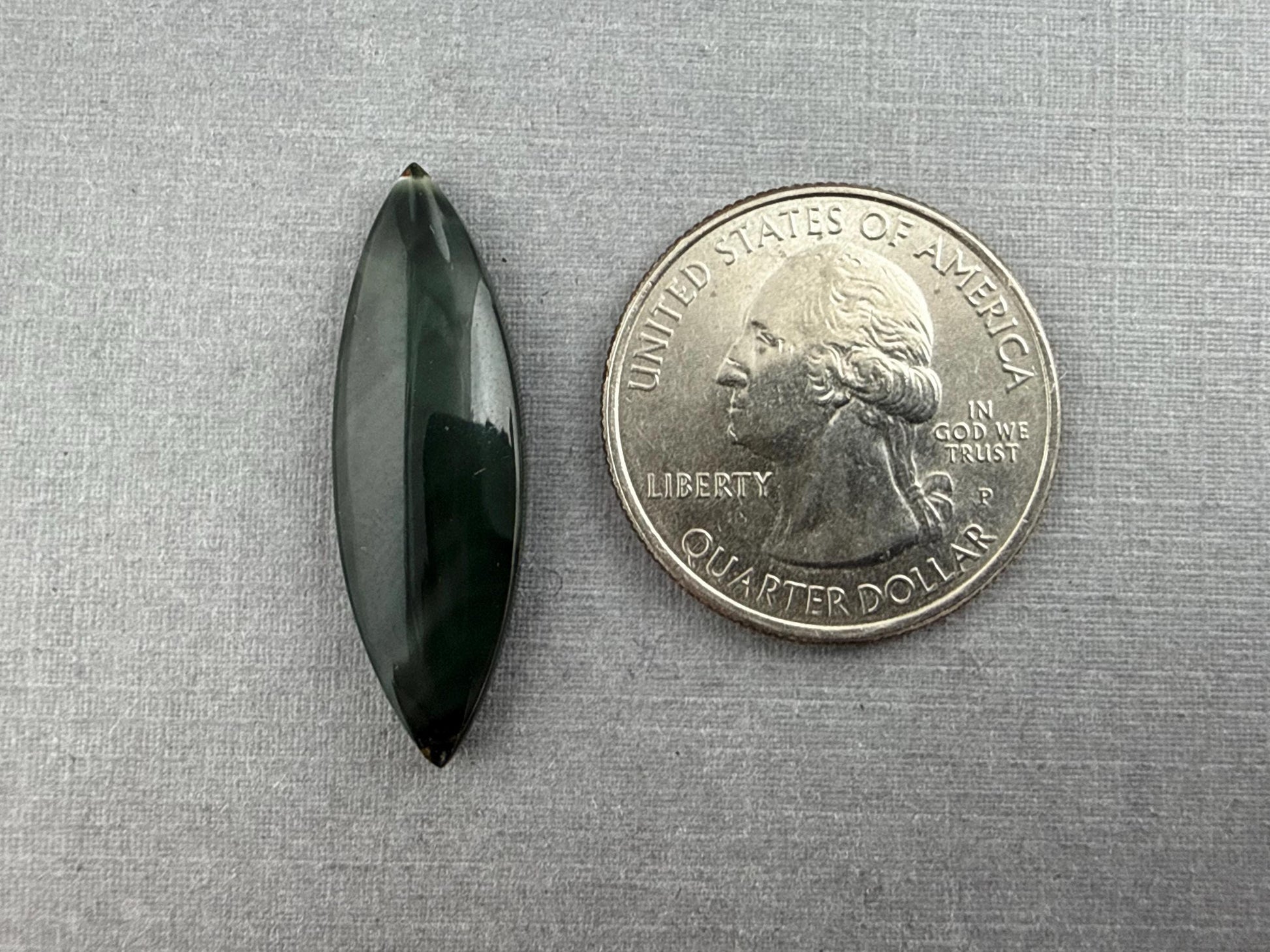 Blue Mountain Jasper Marquise Cabochon | Oregon Gemstone | Mined in the USA | JS331 - Blue Mountain Jasper, Oregon Gemstone - GemEnthusiast