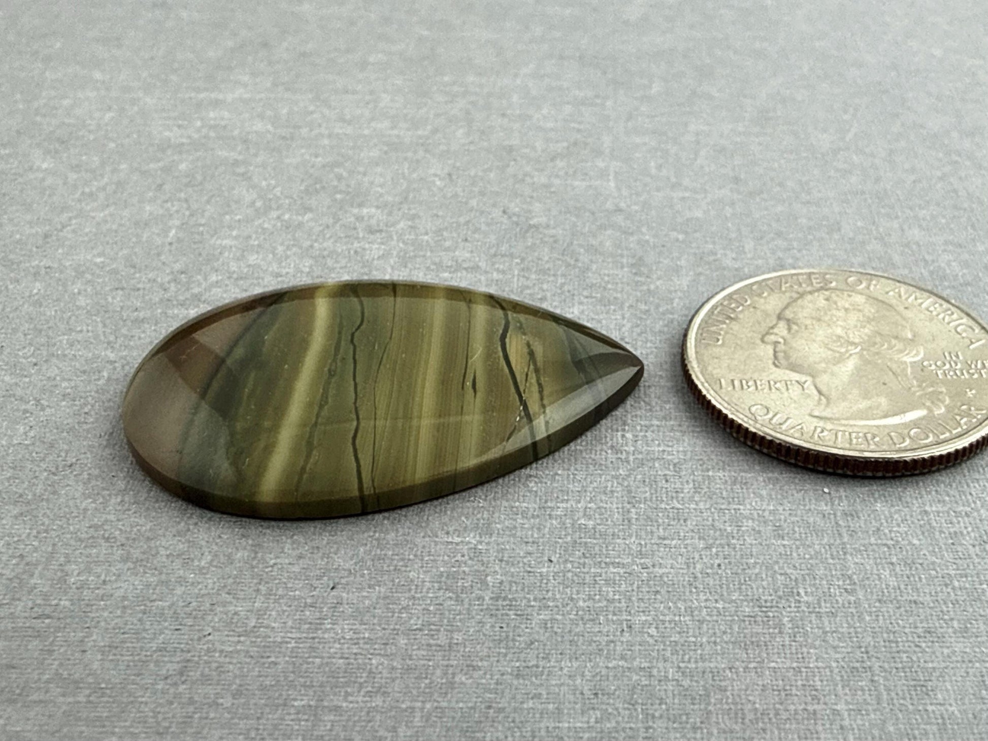 Blue Mountain Jasper Cabochon | Oregon Gemstone | Mined in the USA | JS330 - Blue Mountain Jasper, Oregon Gemstone - GemEnthusiast