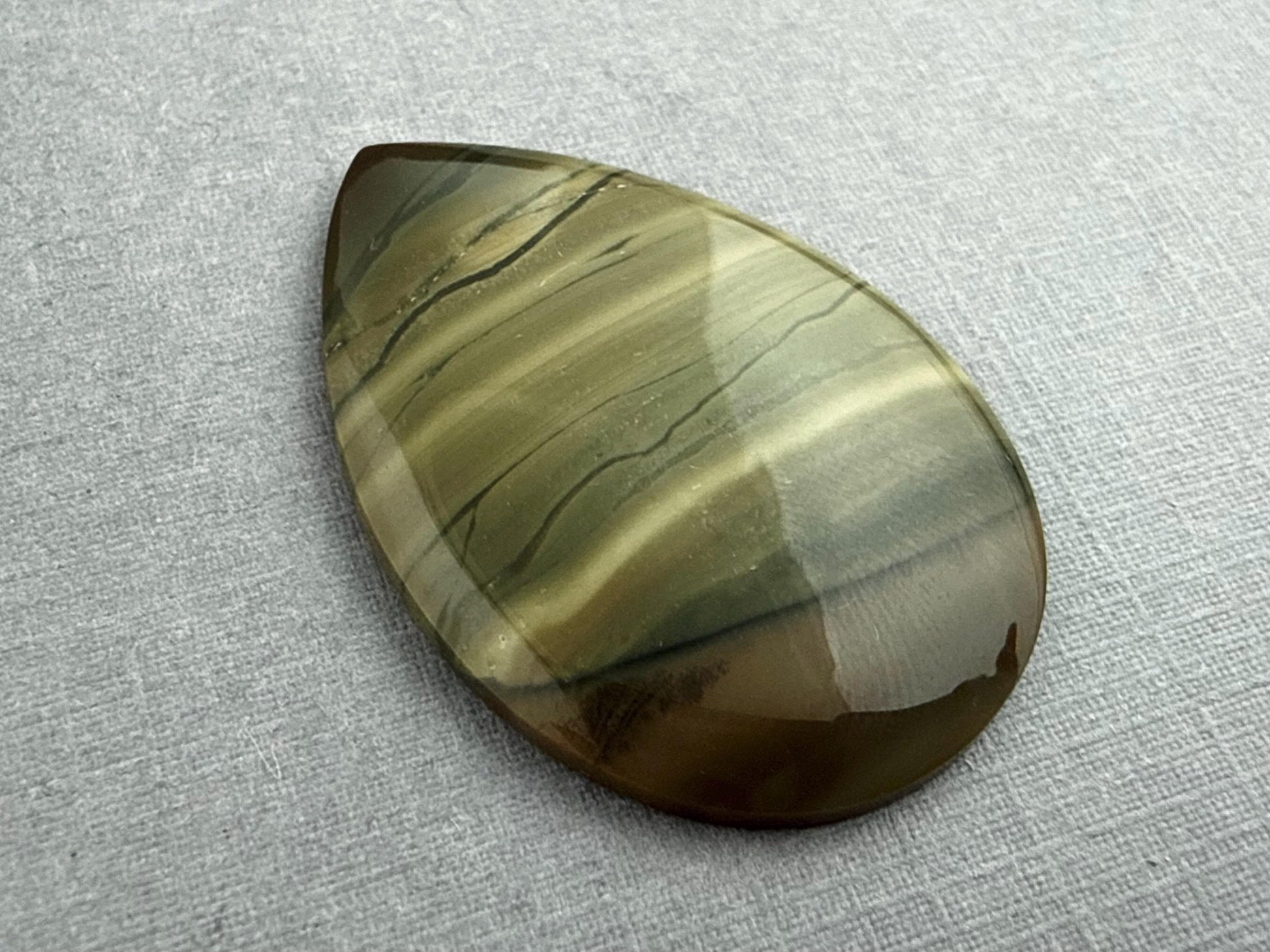 Blue Mountain Jasper Cabochon | Oregon Gemstone | Mined in the USA | JS330 - Blue Mountain Jasper, Oregon Gemstone - GemEnthusiast
