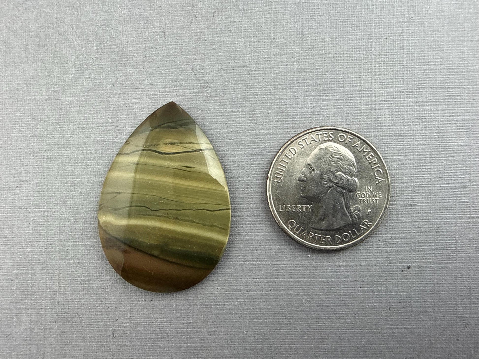 Blue Mountain Jasper Cabochon | Oregon Gemstone | Mined in the USA | JS330 - Blue Mountain Jasper, Oregon Gemstone - GemEnthusiast