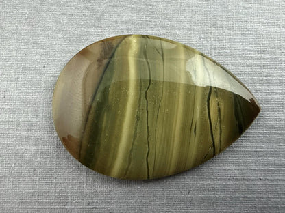 Blue Mountain Jasper Cabochon | Oregon Gemstone | Mined in the USA | JS330 - Blue Mountain Jasper, Oregon Gemstone - GemEnthusiast