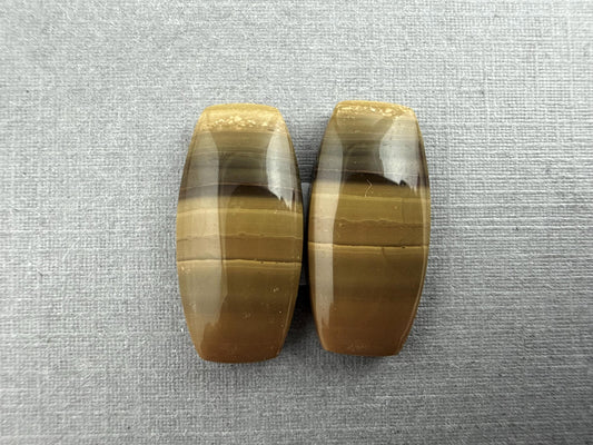 Oregon Blue Mountain Jasper Pair | Mined in the USA | JS323 - Blue Mountain Jasper, Oregon Gemstone - GemEnthusiast