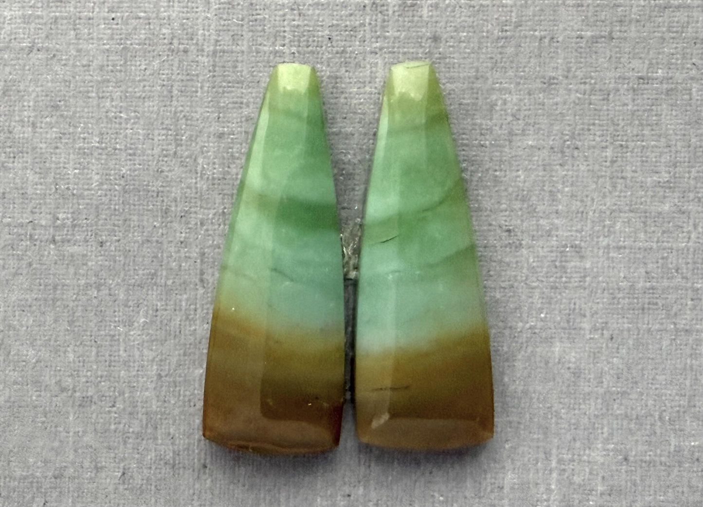 Petrified Wood Opal Pairs | Natural Indonesian Gemstone | WO242 - Fossilized Wood Opal, Petrified Wood Opal - GemEnthusiast