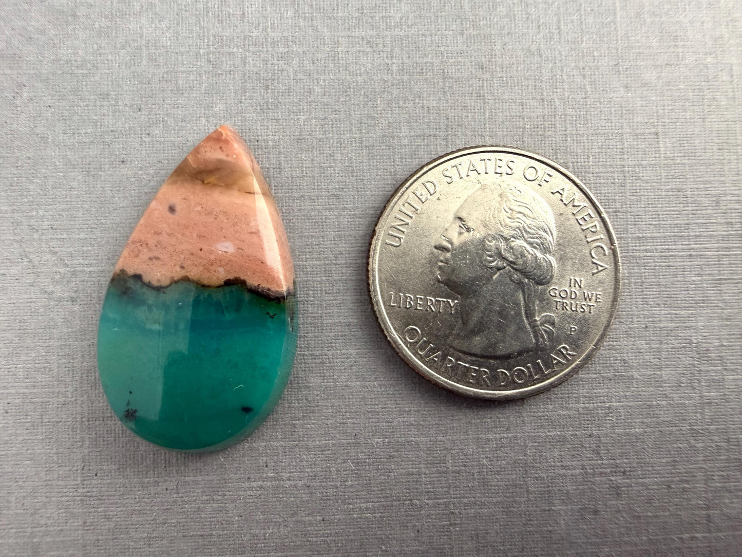 Opalized Wood | Natural Pear Shaped Fossil Cabochon | WO245 - Petrified Wood Opal, Opalized Wood - GemEnthusiast