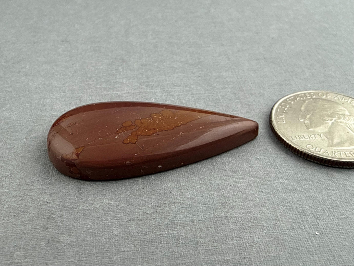 LARGE Antelope Jasper Cabochon | Oregon Idaho Gemstone | Mined in the USA | JS318 - Owyhee Jasper, Antelope Jasper - GemEnthusiast