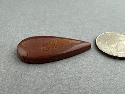 LARGE Antelope Jasper Cabochon | Oregon Idaho Gemstone | Mined in the USA | JS318 - Owyhee Jasper, Antelope Jasper - GemEnthusiast