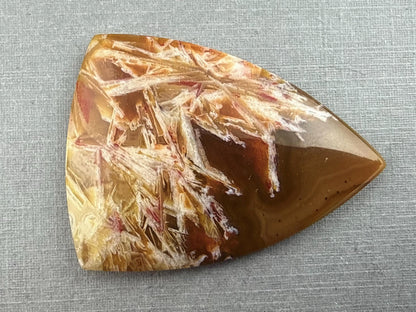 Condor Sagenite Agate Cabochon | Chalcedony from Patagonia Argentina | AG305 - Condor Agate, Sagenite Agate - GemEnthusiast
