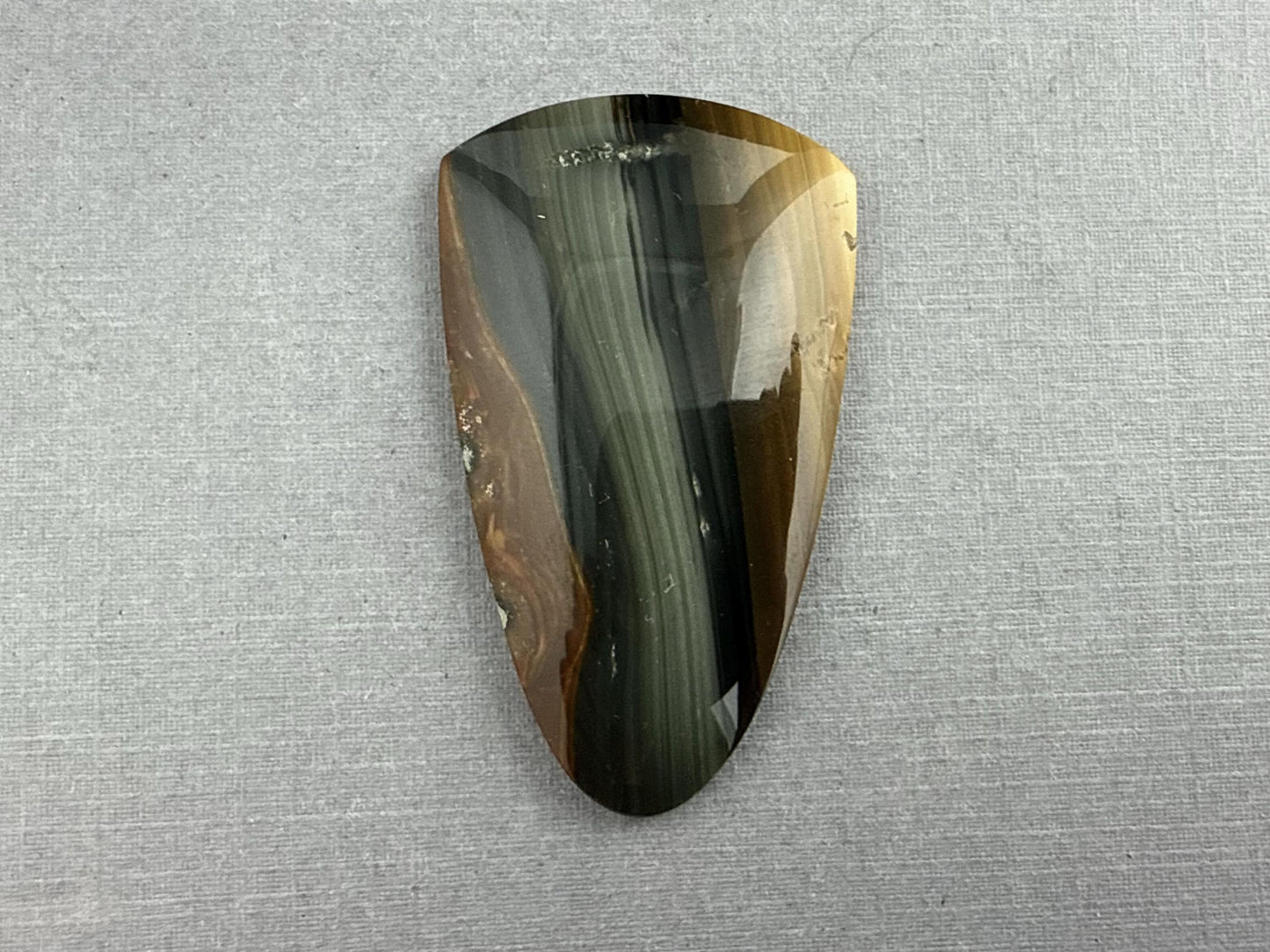 Large Blue Mountain Jasper Cabochon | Oregon Gemstone | Mined in the USA | JS320 - Blue Mountain Jasper, Oregon Gemstone - GemEnthusiast