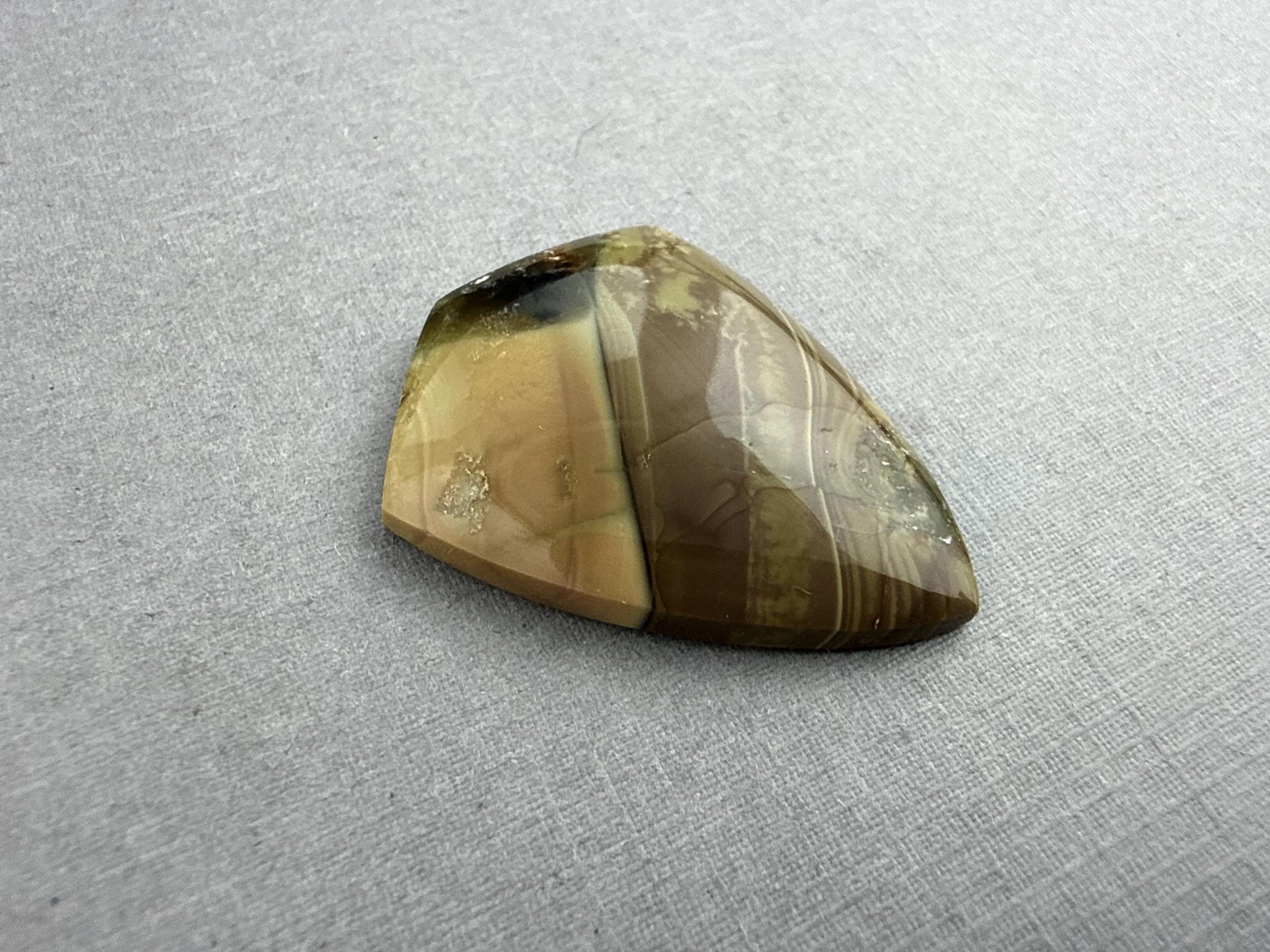 Blue Mountain Jasper Cabochon | Oregon Gemstone | Mined in the USA | JS322 - Blue Mountain Jasper, Oregon Gemstone - GemEnthusiast